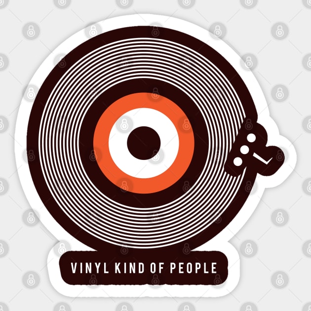 Vinyl Kind Of People Sticker by modernistdesign